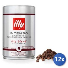 12x Illy Coffee Beans Multipack Whole Roasted Ground 250 g