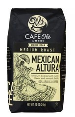 CAFE Olé by H‑E‑B Whole Bean Medium Roast Mexican Altura Coffee 12 oz
