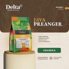 Delta Coffee Java Preanger | Arabica Coffee Whole Beans | Cake Aroma
