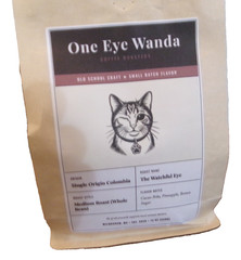 One Eye Wanda Coffee Roasters “The Watchful Eye” Single Origin Roast Columbia.