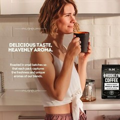 Olde Brooklyn Coffee French Roast Whole Bean Coffee 80 Ounce Freshly Roasted