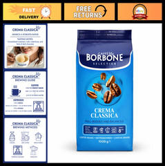Premium Whole Bean Coffee, Arabica & Robusta Blend, Medium Roast, 2.2 lb Bag