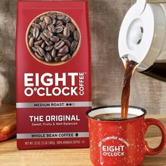 Eight O’Clock Coffee the Original Whole Bean Coffee, Medium Roast, 40 Ounce (Pac