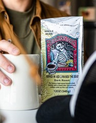 Raven’s Brew Coffee 12 oz – Dark Roast – High Speed Blend with a Sweet Bite (Who