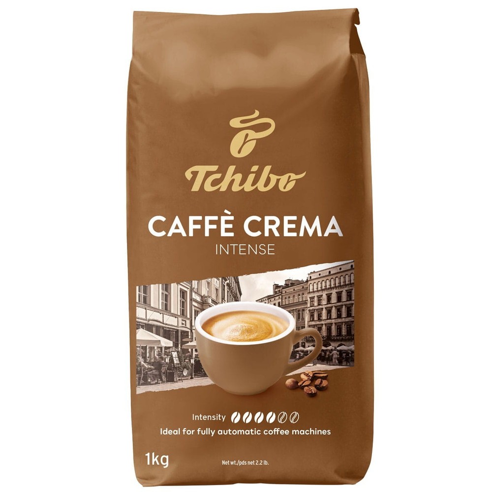 TCHIBO Caffe Crema Intense Coffee Beans 1000g / 1kg / 35.3oz