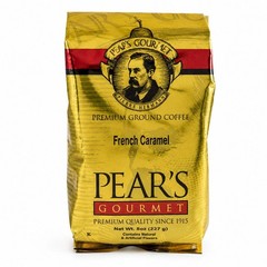 Pear’s French Caramel Roast Ground Coffee | 8 oz | Brenmar