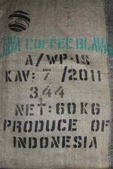 Mocha Java Coffee Beans Roasted Medium & Dark Mixed 2 Bags 1 Pound Each.