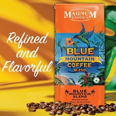 Coffee Blue Mountain Blend Whole Bean Coffee Medium-Light Roast Arabica Beans