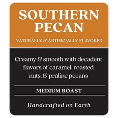 Copper Moon Southern Pecan Flavored Blend Medium Roast Whole Bean Coffee – 2lbs