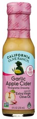 Garlic Apple Cider Vinaigrette Dressing By California Olive Ranch 8 Fl 6 Pack